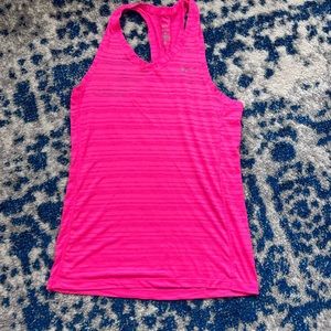 Bright pink Nike Dri-Fit razor back top size medium